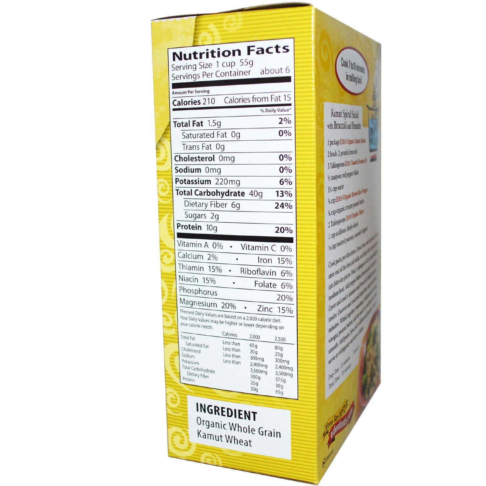 Eden Eden Foods Pasta Kamut Spirals - 12 oz
