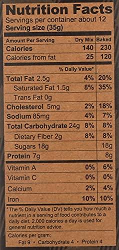 Kodiak Cakes Kodiak Brownie Baking Mix, Chocolate Fudge, High Protein,100% Whole Grains, (Pack of 1)