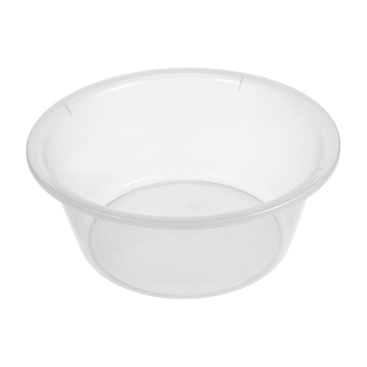HOLIDYOYO HOLIDYOYO Plastic Wash Tub, Clear Dishpan Basin and Foot Bath for Soaking Feet, Laundry Hand Wash Bucket, Dish Pans for Washing Storage Cleaning Supplies
