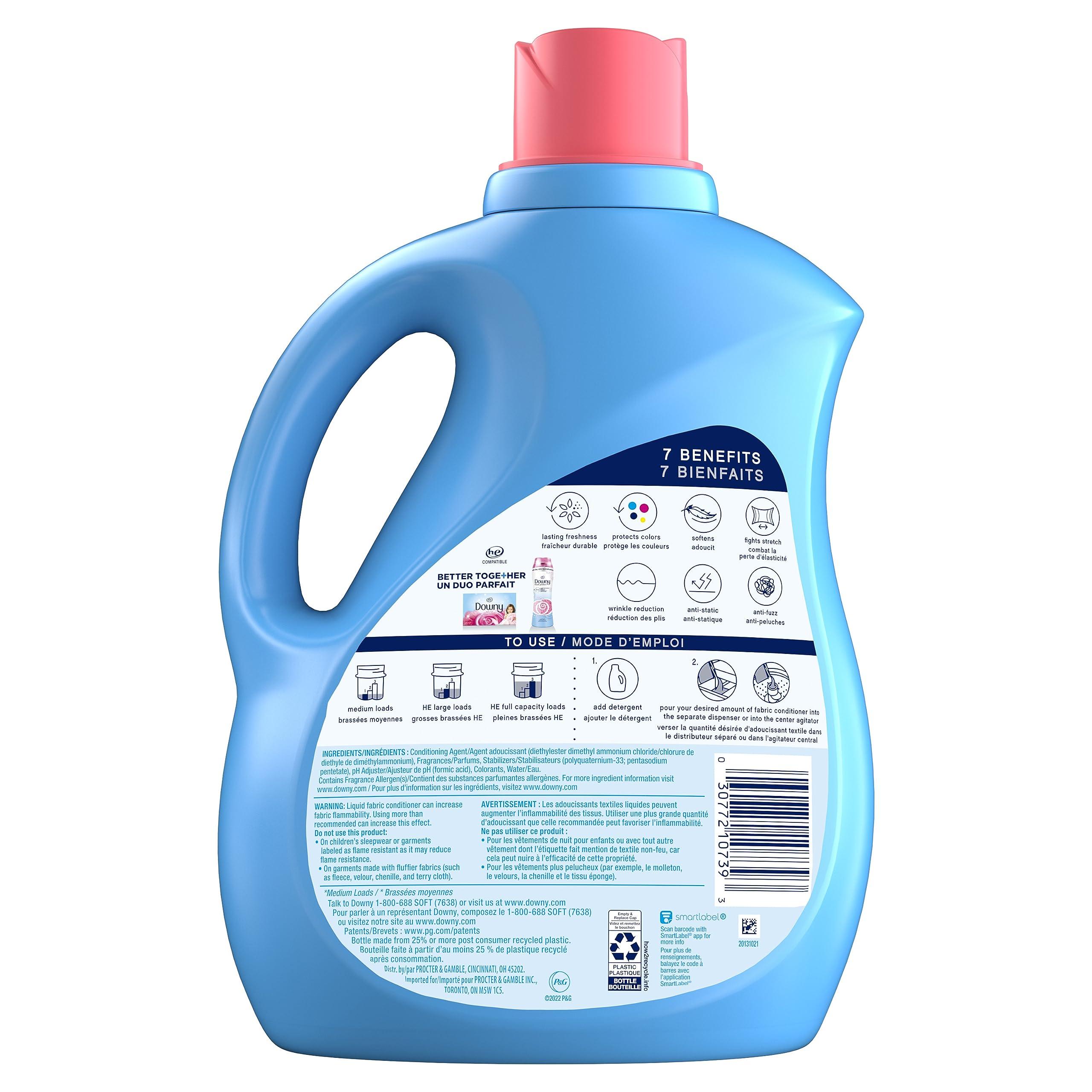 Downy Downy Ultra Laundry Fabric Softener Liquid, April Fresh Scent, 120 Loads