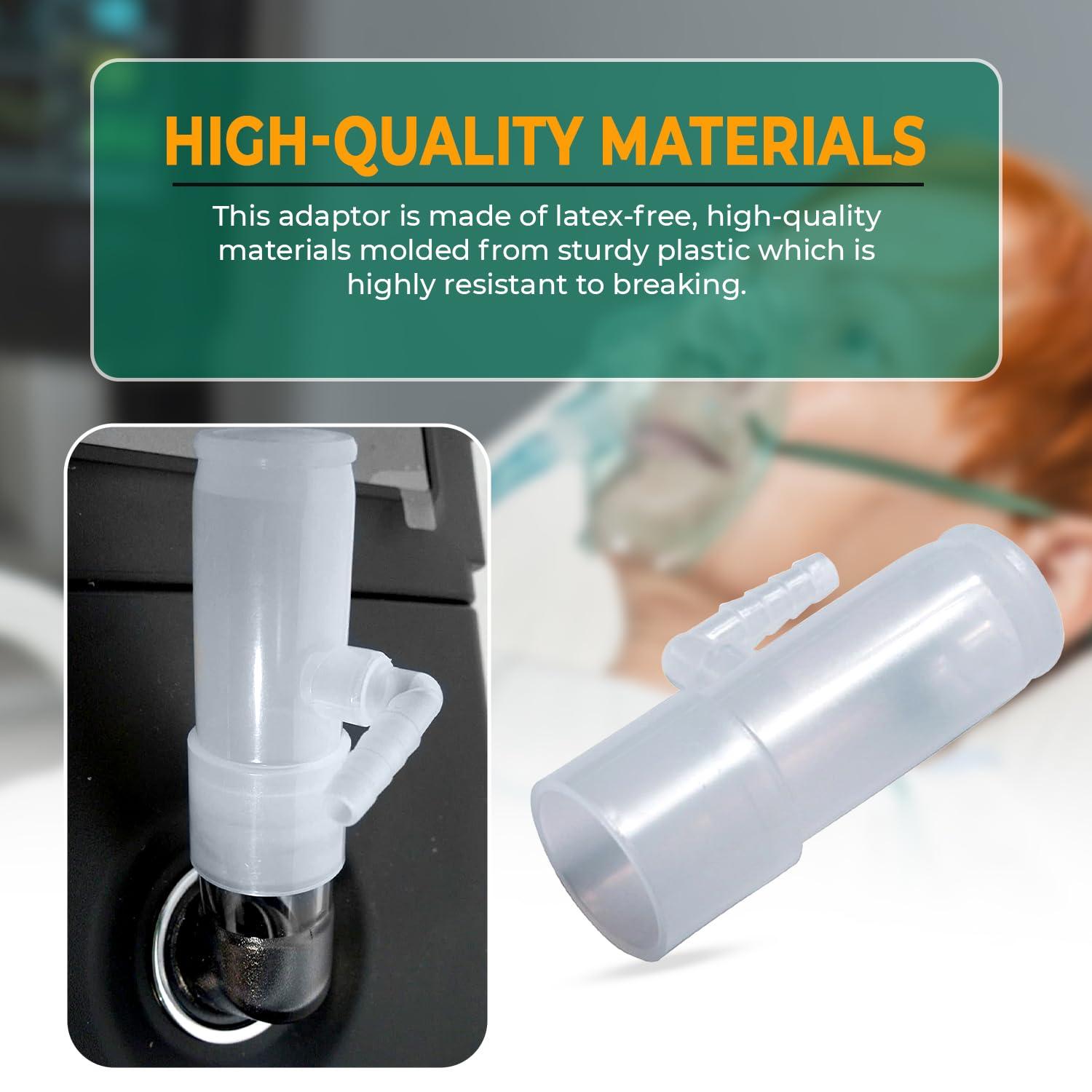 Bistras Bistras Oxygen Adapter Enrichment Port Connector fits CPAP Tubing Hose Model 1642 (1)