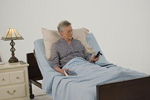 Drive Medical Drive Medical Semi Electric Ultra Light Plus Hospital Bed, Brown, 36"