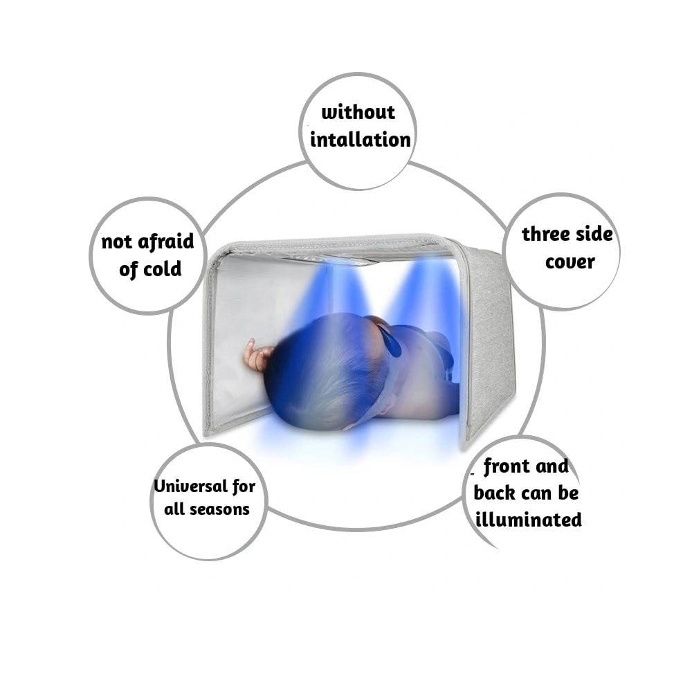Stickfrease Jaundice Light Therapy Newborn Bilirubin Lamp Blanket Baby Neonatal Jaundice Treat Blue Ray Light 144LED Home