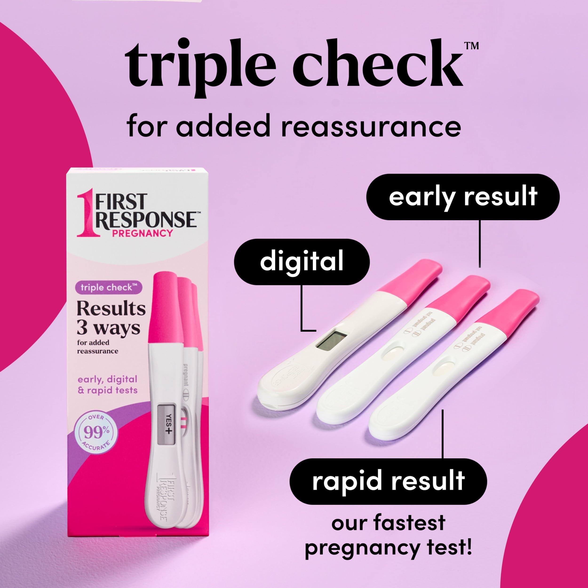 FIRST RESPONSE First Response Triple Check Pregnancy Test 3 ct.