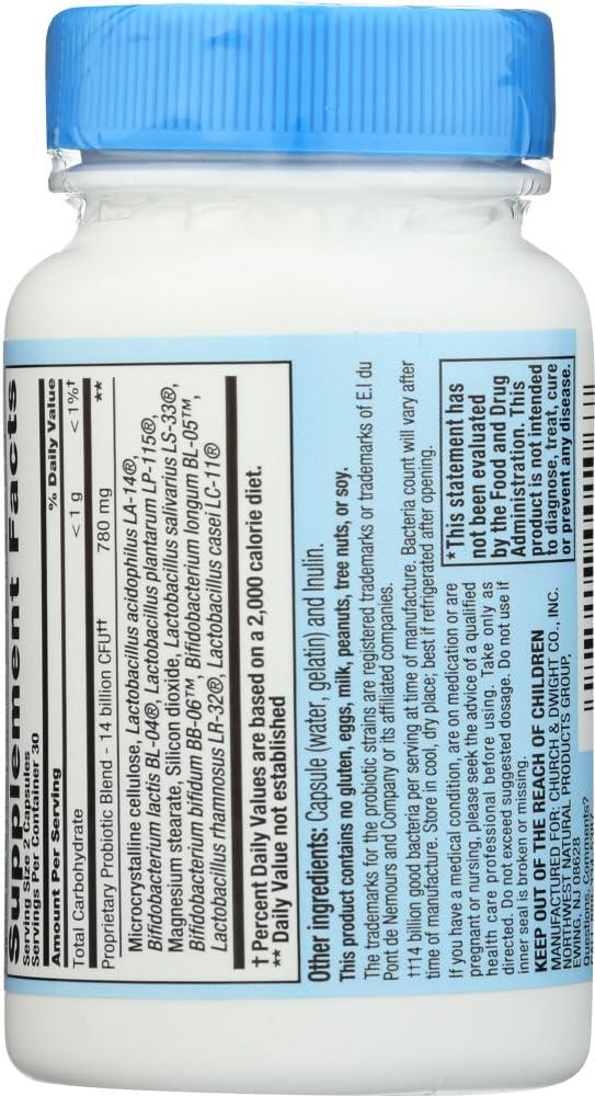 Nutrition Now Nutrition Now PB 8 Pro-Biotic Acidophilus For Life - no Gluten - 60 Capsules