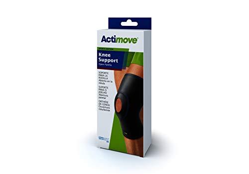Actimove Actimove Sports Edition Knee Support Open Patella with COOLMAX AIR Technology – Sleeve for Pain Management – For Strains, Sprains & Swelling - Left/Right Wear – Black, X-Large