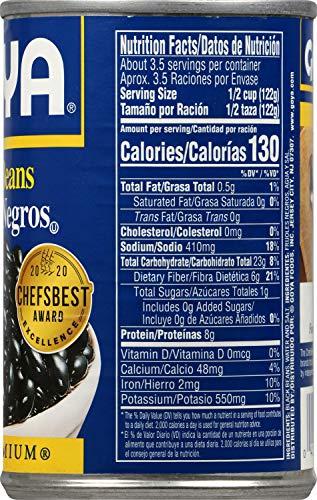 Goya Goya Foods Black Beans, 15.5 Ounce (Pack of 24)