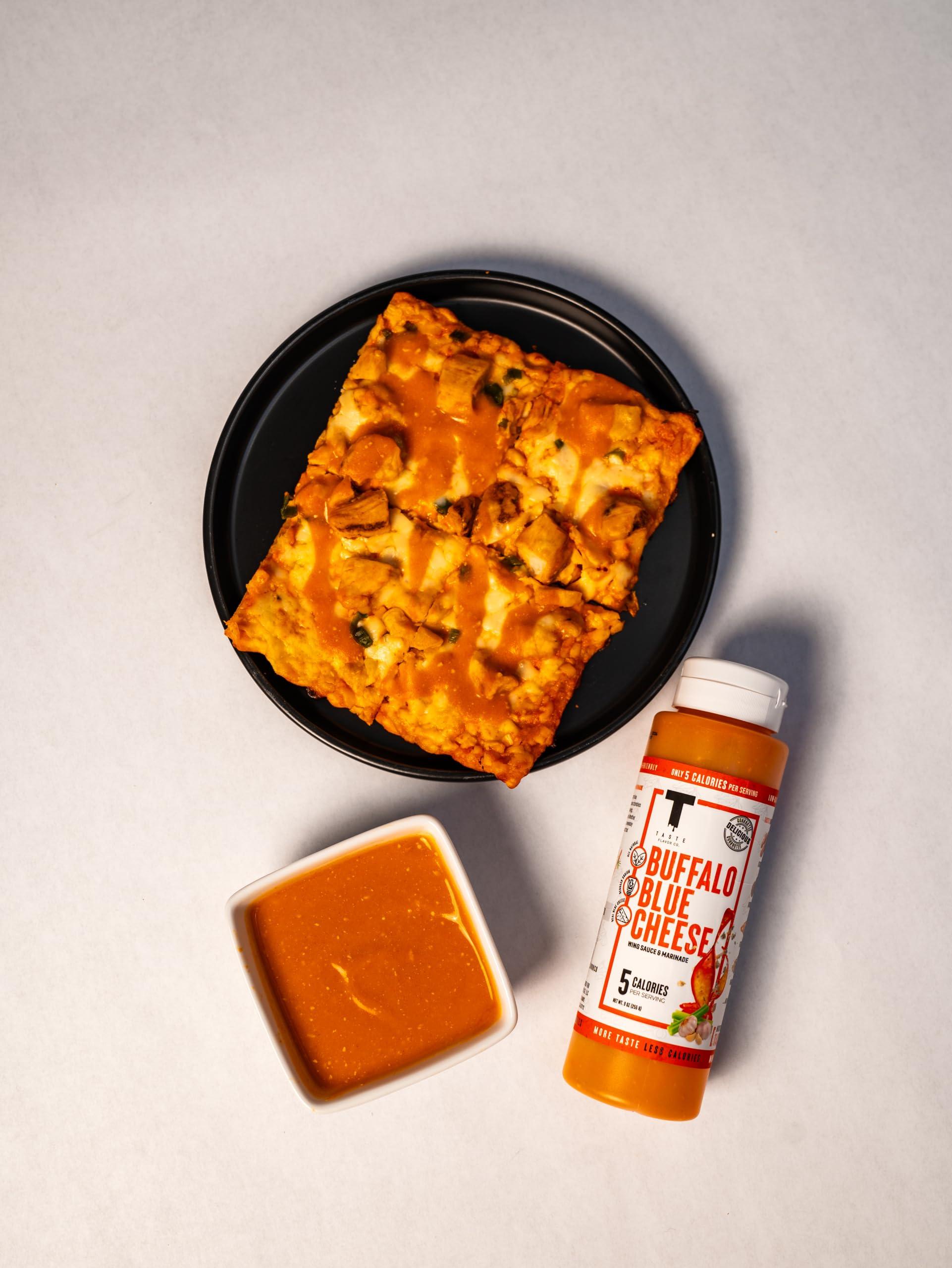 Taste Flavor Co. Taste Flavor Co. Spicy Garlic Parm, Wing Sauce and Marinade, Great Tasting, Keto Friendly, Low-Calorie Sauce