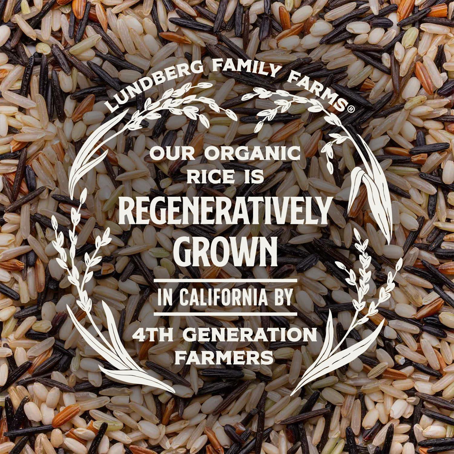 Lundberg Lundberg Organic Wild Blend Rice, Regenerative Organic Certified A Balanced Blend of Brown Rice, Red Rice, and Black Rice, 32 Oz