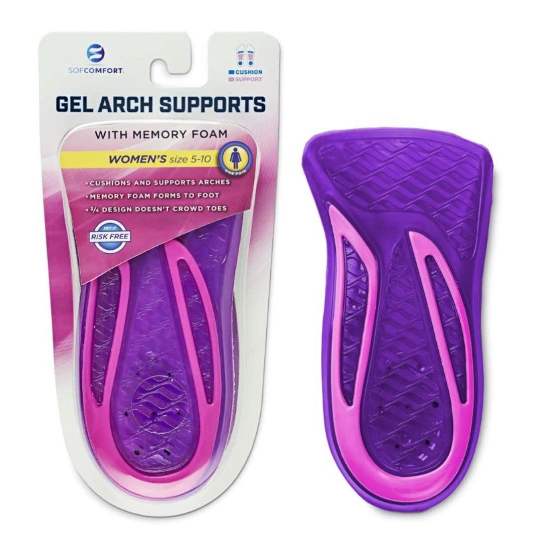 Soft comfort Gel Arch Support Pink 5-10