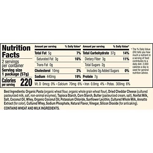 Annie's Homegrown Annie\'s Macaroni and Cheese, Real Aged Cheddar and Organic Pasta, Microwavable Cups, 2 Ct, 4.02 oz