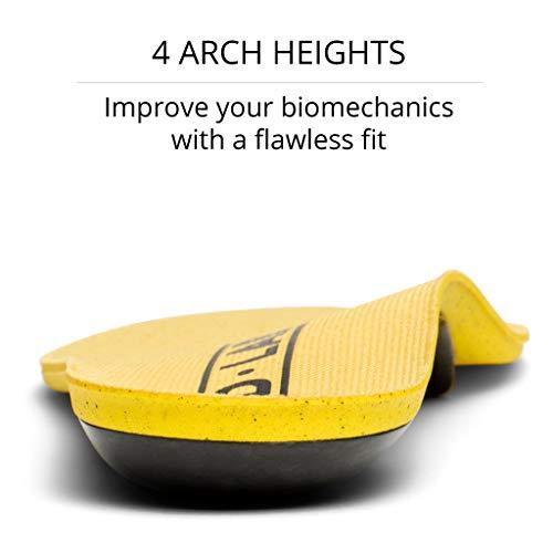 Tread Labs Dash Carbon Fiber Performance Insoles Add Ultra Firm Orthotic Arch Support to Soccer Cleats, Cycling Shoes and Running Shoes