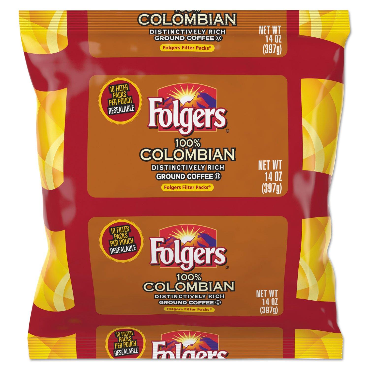 Folgers Folgers - Coffee Filter Packs, Decaffeinated, In-Room Lodging, .9Oz, 200/Carton
