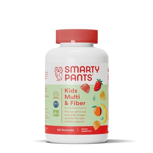 SmartyPants SmartyPants Teen Girl Multivitamin Gummies: Omega 3 Fish Oil (EPA/DHA), Vitamin D3, C, Vitamin B12 & Kids Multivitamin Gummies and Fiber Supplement: Omega 3 Fish Oil (EPA/DHA)