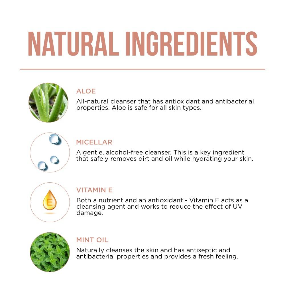 Pure for Men Pure for Men Original Vegan Cleanliness Fiber Supplement, 120 Capsules, Eco-Responsible Stay Ready Wipes with Micellar and Aloe (48 Count)