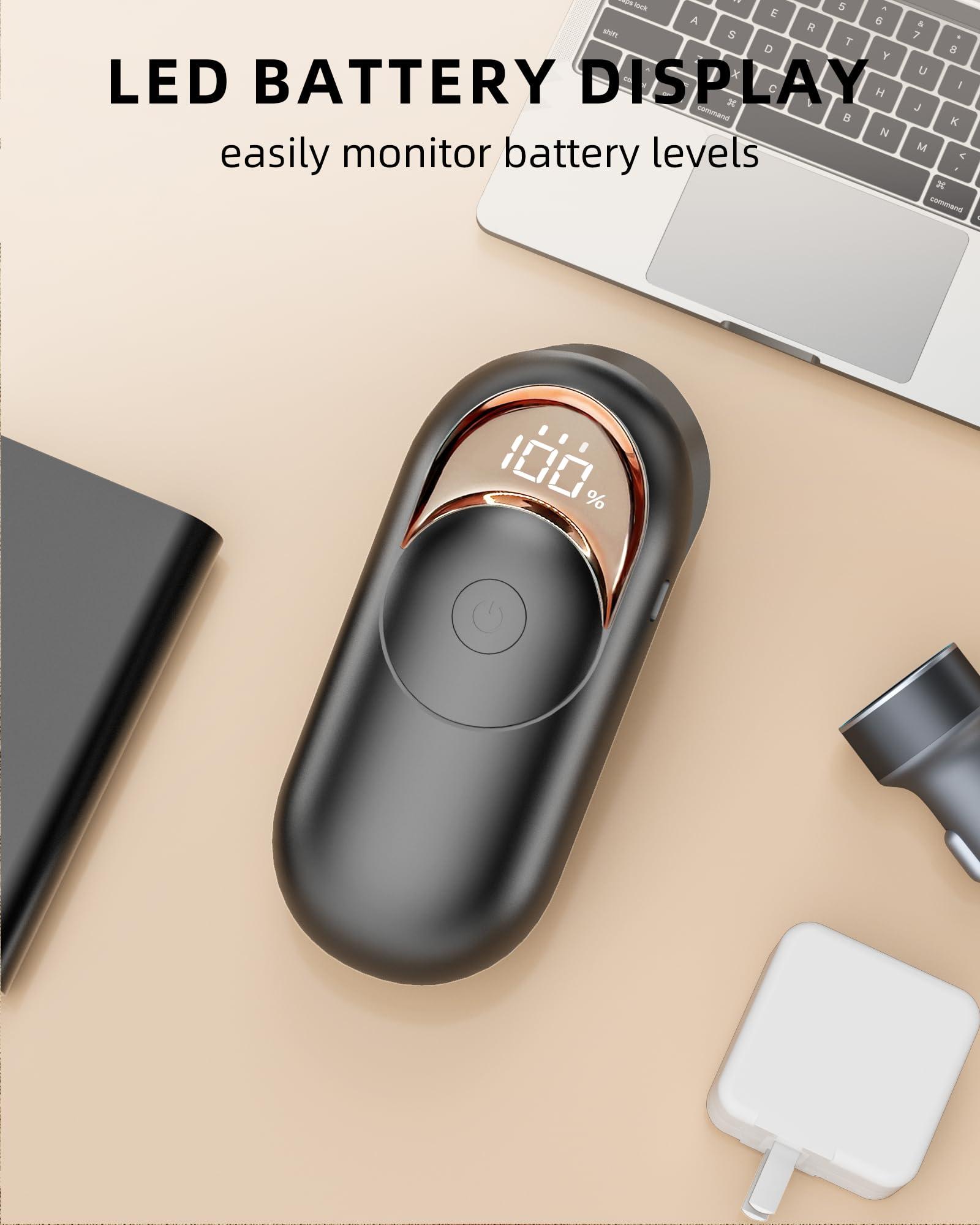 KIDEE Fabric Shaver Lint Remover, Rechargeable Lint Shaver with 6-Leaf Blades, Sweater Defuzzer, Quickly Remove Fuzz Lint Balls for Clothes, Sweater, Couch, Blanket, Curtain, Wool, Cashmere