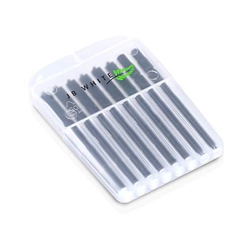 JB WHITE JB White 8 Wax Filters for Hearing Aids compatible with Phonak Cerustop Wax Guards | Widex Nanocare | Oticon ProWax MiniFit | Siemens Signia 3.0 | Resound | Hearing Aid Replacement Filter (8pcs 1.3mm)
