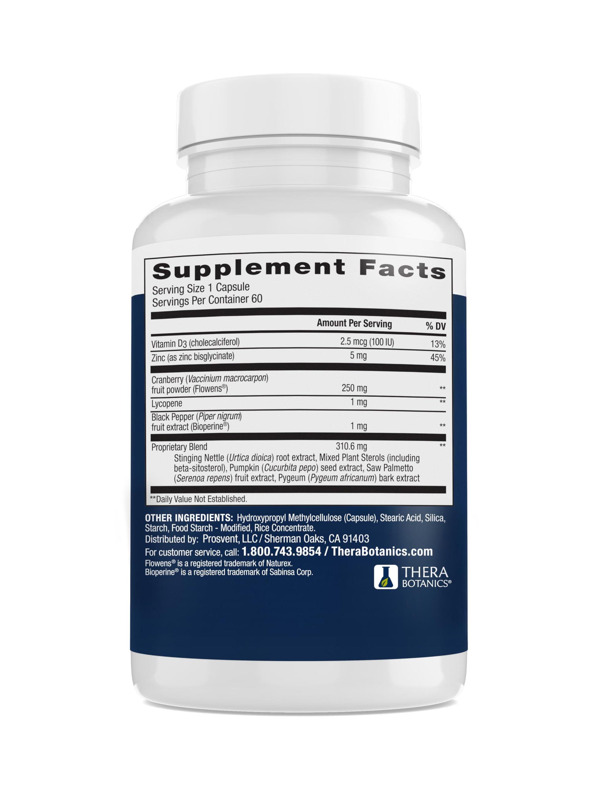 Prosvent Prosvent Advanced Men's Prostate Support Natural Supplement with Saw Palmetto, Vitamin D, and Zinc to Ease Urinary Frequency & Urgency (60 Count)