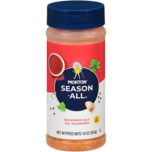 Morton Morton Season-All Seasoned Salt, 16 Ounce Canister (Pack of 6)