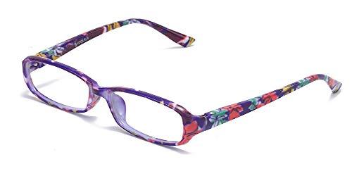 SOOLALA SOOLALA 2-Pair Fashionable Spring Hinge Rectangular Reading Glasses w/Matching Pouch (2 Pairs/Black and Green, 4.0)