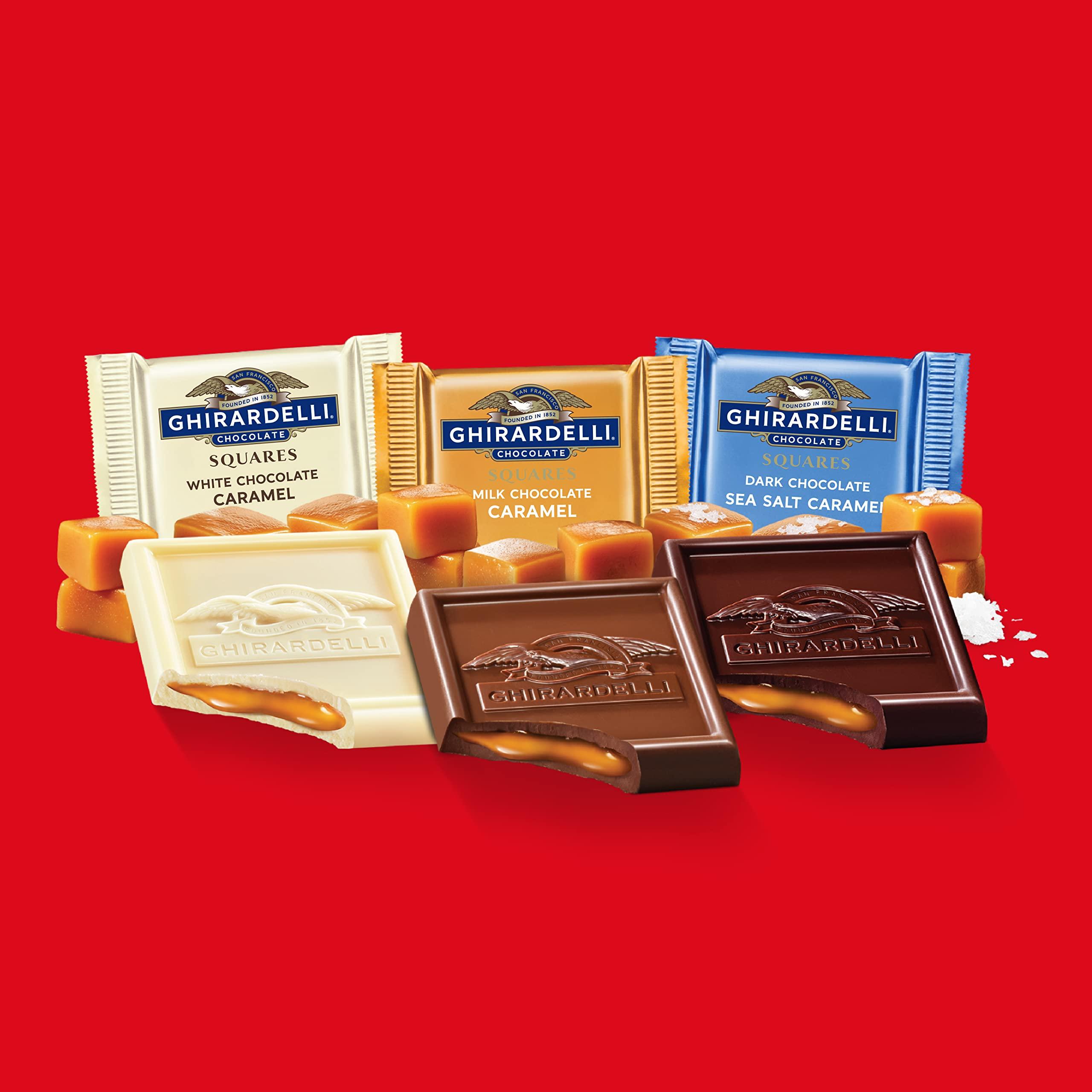 Ghirardelli Chocolate Company GHIRARDELLI Chocolate Caramel SQUARES Assortment, 16.1 oz