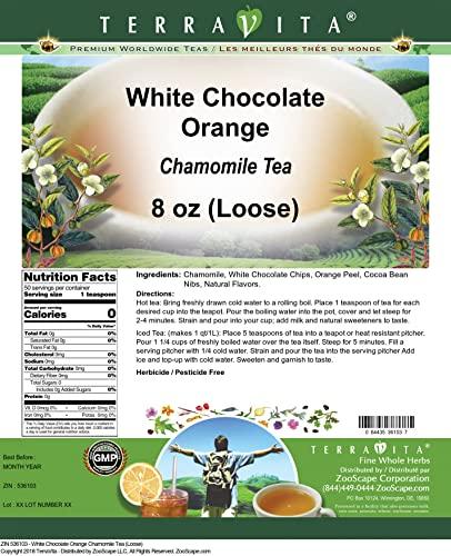 TerraVita White Chocolate Orange Chamomile Tea (Loose) (8 oz, ZIN: 536103) - 3 Pack