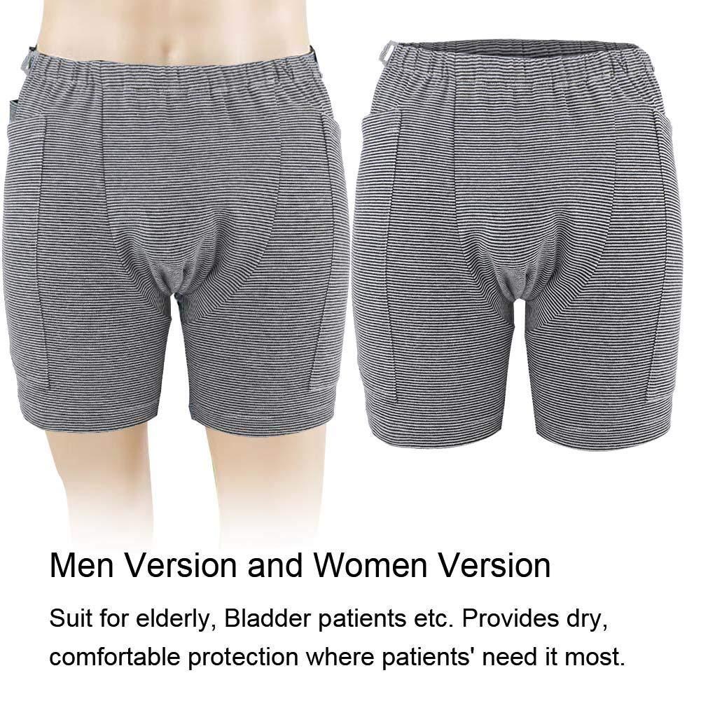 KTTR KTTR Incontinence Care Trousers, Catheter Underwear Incontinence Pants for Men Women, for Incontinent People to Prevent Embarrassed Scene,Men,XL