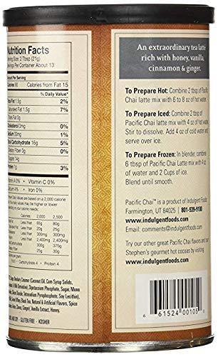 Pacific Chai Pacific Chai Mix Chai Latte Vanilla, 10 oz (Pack of 12)