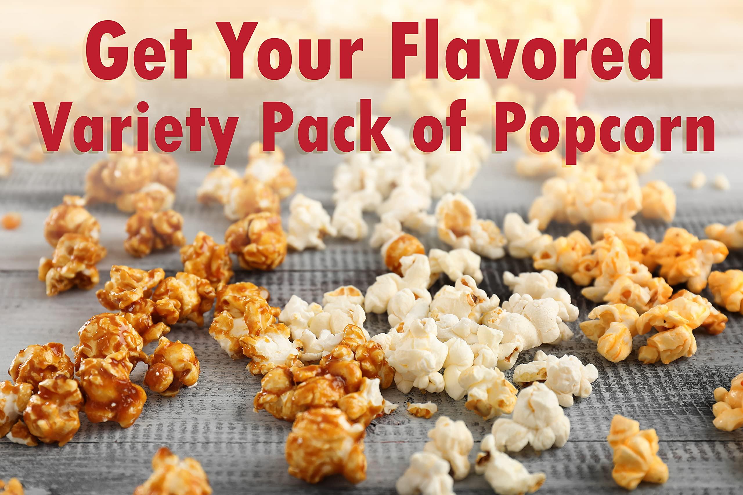 Niro Niro Assortment | Bulk Popcorn, Skinny Pop & Pirate\'s Booty Snack Pack 40 Pack Variety Kit with 4 Delicious Flavors | Individual Popcorn Bags