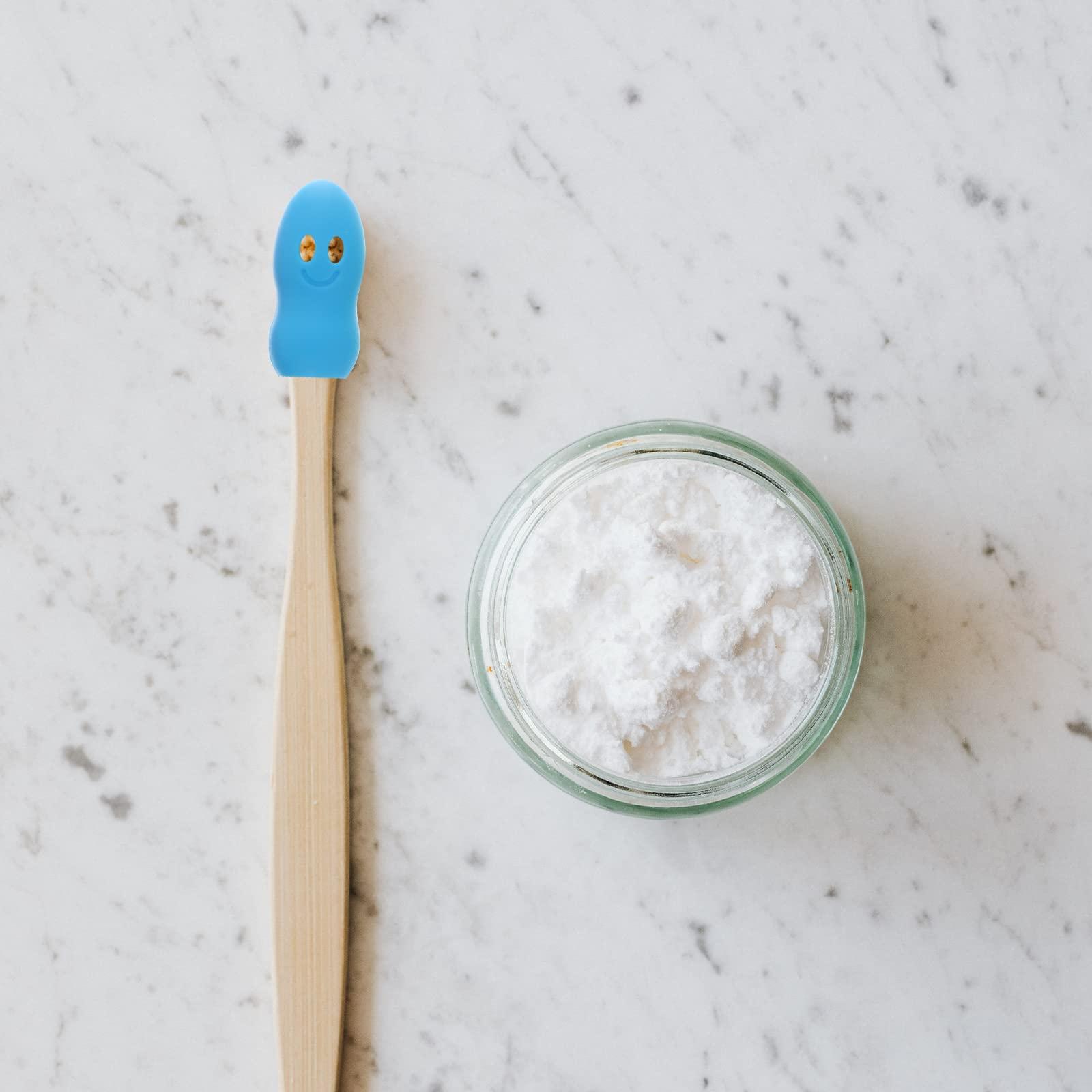 EXCEART 4pcs Kawaii Cartoon Travel Toothbrush Holder Covers Portable Silicone Toothbrush Case for Home Daily Travel Outdoor (Red Spaceship+ Cartoon Person+ Green Leaves+ Yellow Chicks) Random Style