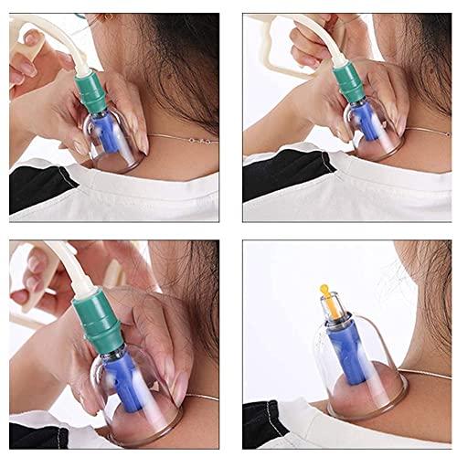 ZHANGZONG ZHANGZONG Cupping Therapy Set Cupping kit Cupping Set Equipment Physio air Chinese Professional Cupping Therapy Set Thickened Vacuum Cupping Device 32 Cans Household Suction Cupping Set/Cupping T