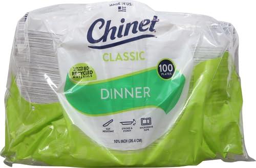 Chinet Chinet 10 3/8 Dinner Plate 100-count Box