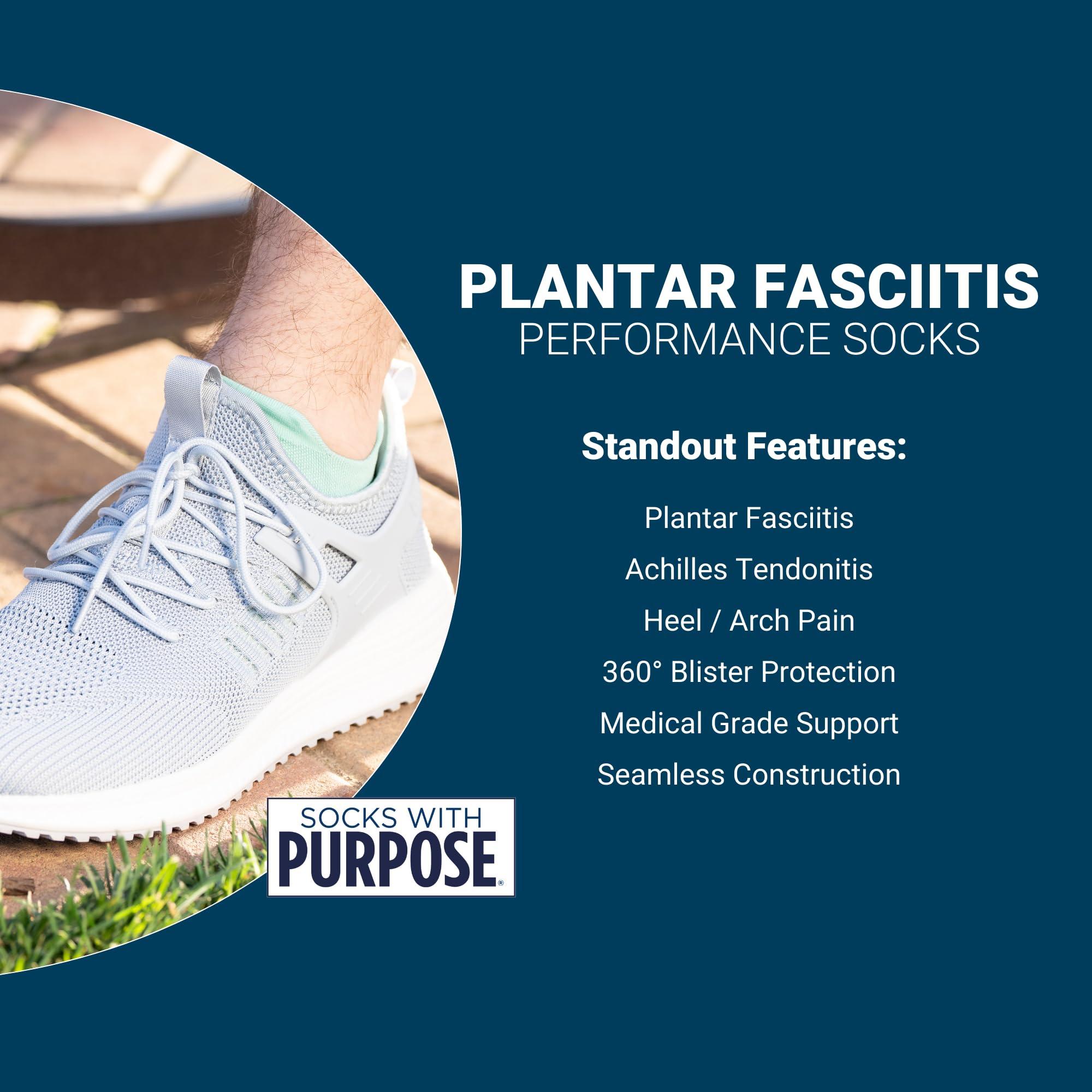 OS1st OS1st FS4 Plantar Fasciitis No Show Socks relives plantar fasciitis, heel/arch pain and improves circulation