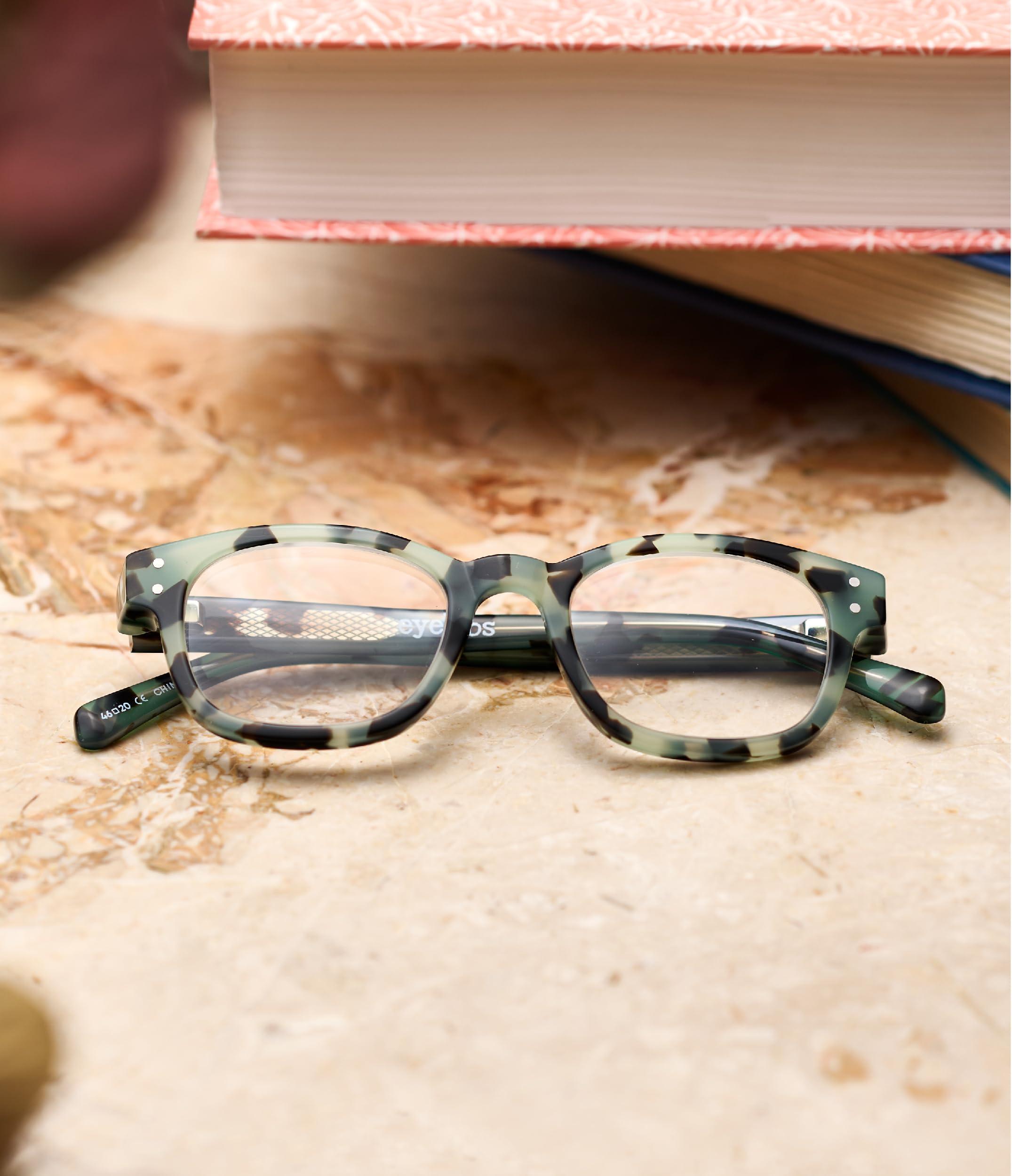 eyebobs eyebobs Biff Premium Readers for Women and Men | Round Eye Glasses | Olive Green Front and Temples | 1.50