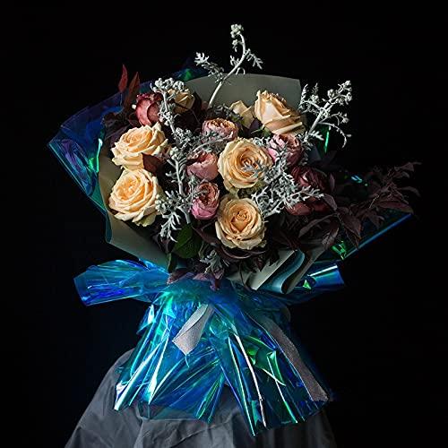 Generic Flower Wrapping Paper - 11yard/roll Rainbow Cellophane Flower Wrapping Paper rollPackaging Craft Gift Packing Paper Flower Tissue Paper - Purple - Bouquet Wrapping Paper