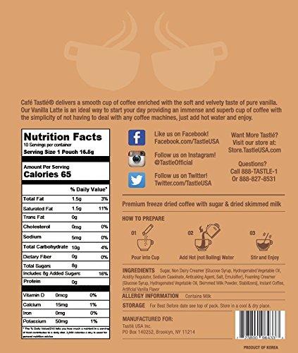 Cafe Tastlé Cafe Tastlé Single Serve Coffee, Vanilla Latte, 20 Count