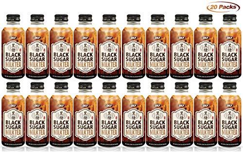 OKF OKF Black Sugar Milk Tea, 13.19 Fluid Ounce (Pack of 20)