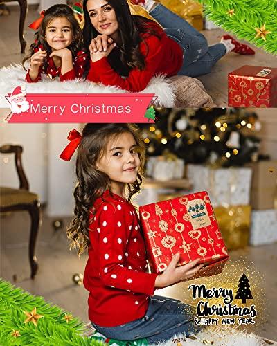 kakumfu Christmas Gift Tags Stickers 200 Pieces Christmas Name Tag Stickers Self Adhesive Kraft Paper Holiday Tags Christmas to from Stickers KAKUMFU Xmas Presents Label