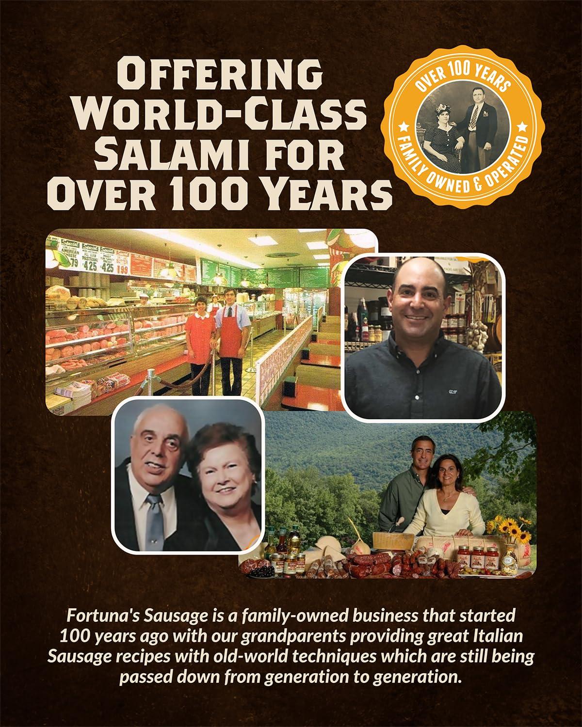 Fortuna\'s Fortuna\'s Provolone Piccante - Sharp & Imported from Italy - Aged to Perfection for Over a Year - Semi-Firm Texture - 1 lb Wedge. Wax rind. Enjoy a Bold Taste