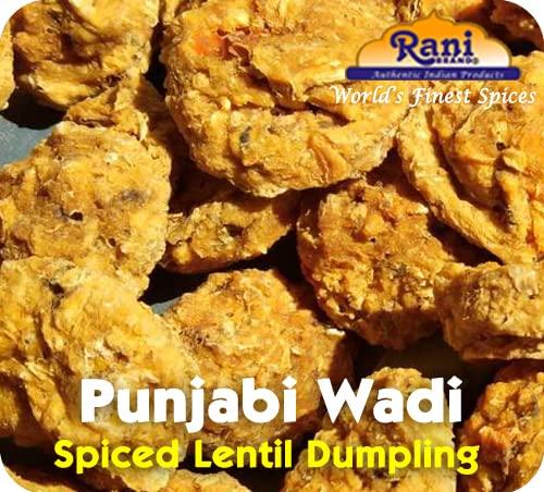 Rani Brand Authentic Indian Products Rani Punjabi Wadi (Vadi) Lentil Spiced Flour Balls 7oz (200g) PET Jar ~ High Protein, All Natural | Vegan | No Colors | Indian Origin