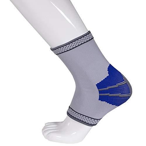 Champion Champion Elastic Ankle Support Compression Sleeve, Gray, Medium