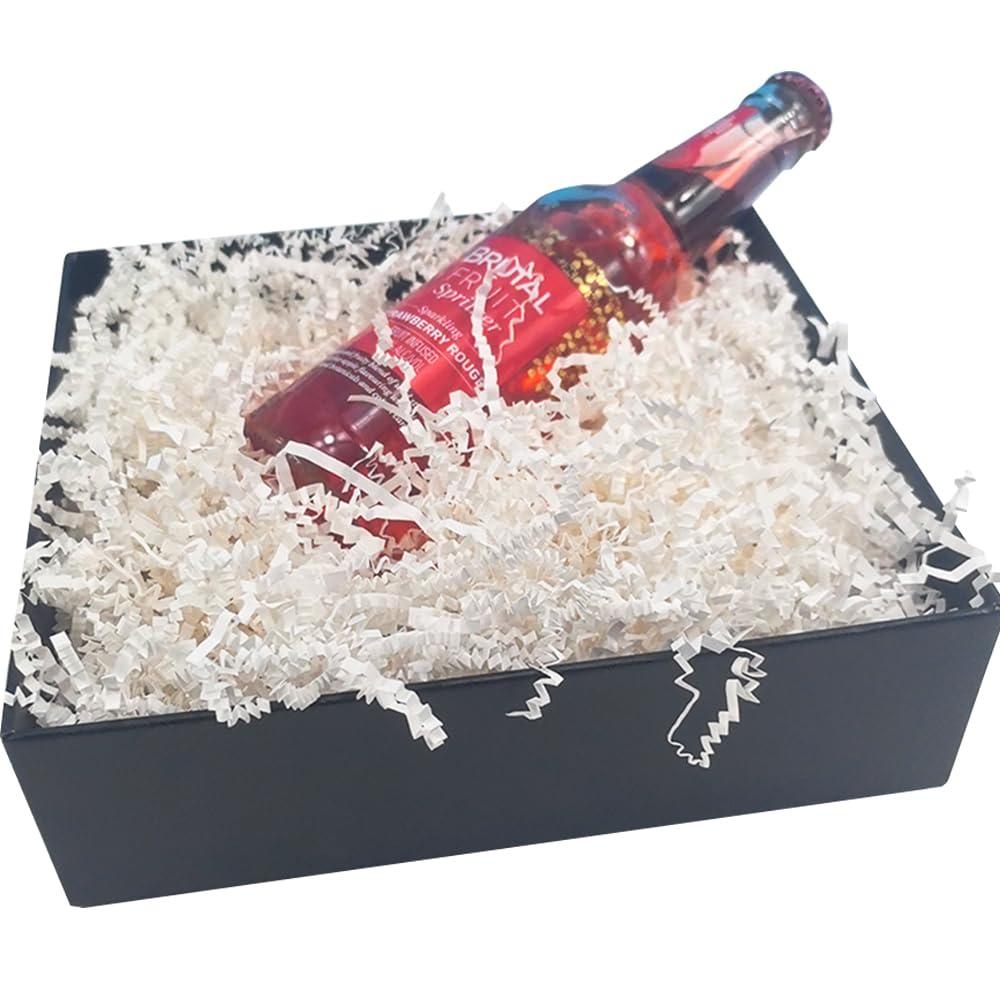 Keoferlo Keoferlo Gift Box Filler 1/2 LB Crinkle Cut Paper Baskets Stuffing White Valentine\'s Day Shredded Paper Grass for Packing Shipping Decorations Boxes Wedding (White)