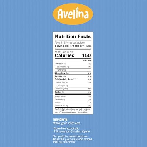 Avelina Avelina Old Fashioned Rolled Oats - Gluten-Free - 32 oz (Pack of 1)