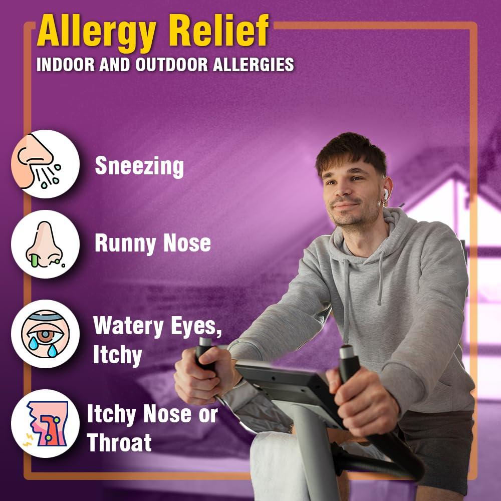 Akron Pharma Akron Pharma Allergy Relief, Fexofenadine Hydrochloride 60 mg, Non-Drowsy Antihistamine,Allergy Symptom Relief, 100 Tablets