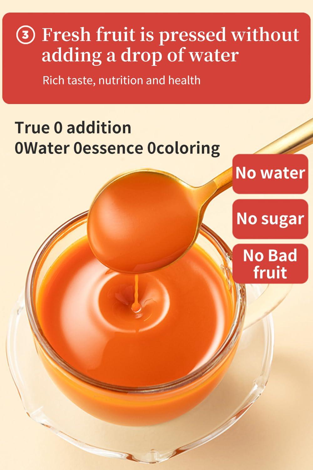 hee creek Goji Berries Fruit Puree Raw Liquid Drink (Wolfberries Juice) 100% pure juice Undiluted -15ml*20 PCSNo Added Sugar wolfberry tea goji puree goji juice (Wolfberries)
