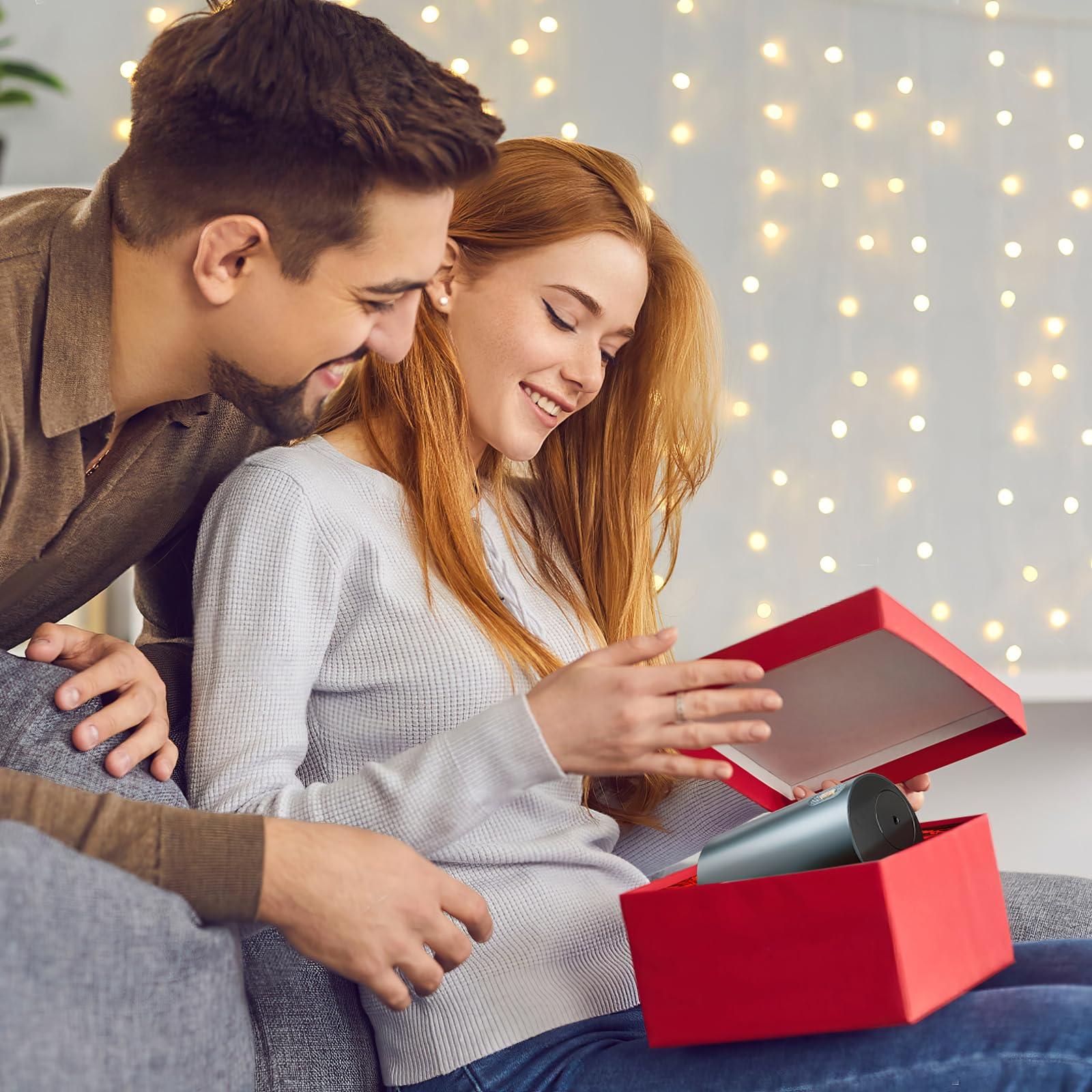 JUANANIUG Waterless Essential Oil Diffuser Rechargable: Aromatherapy Diffuser Portable for Car and Home - 4 Concentration Adjustments and 4 Timers