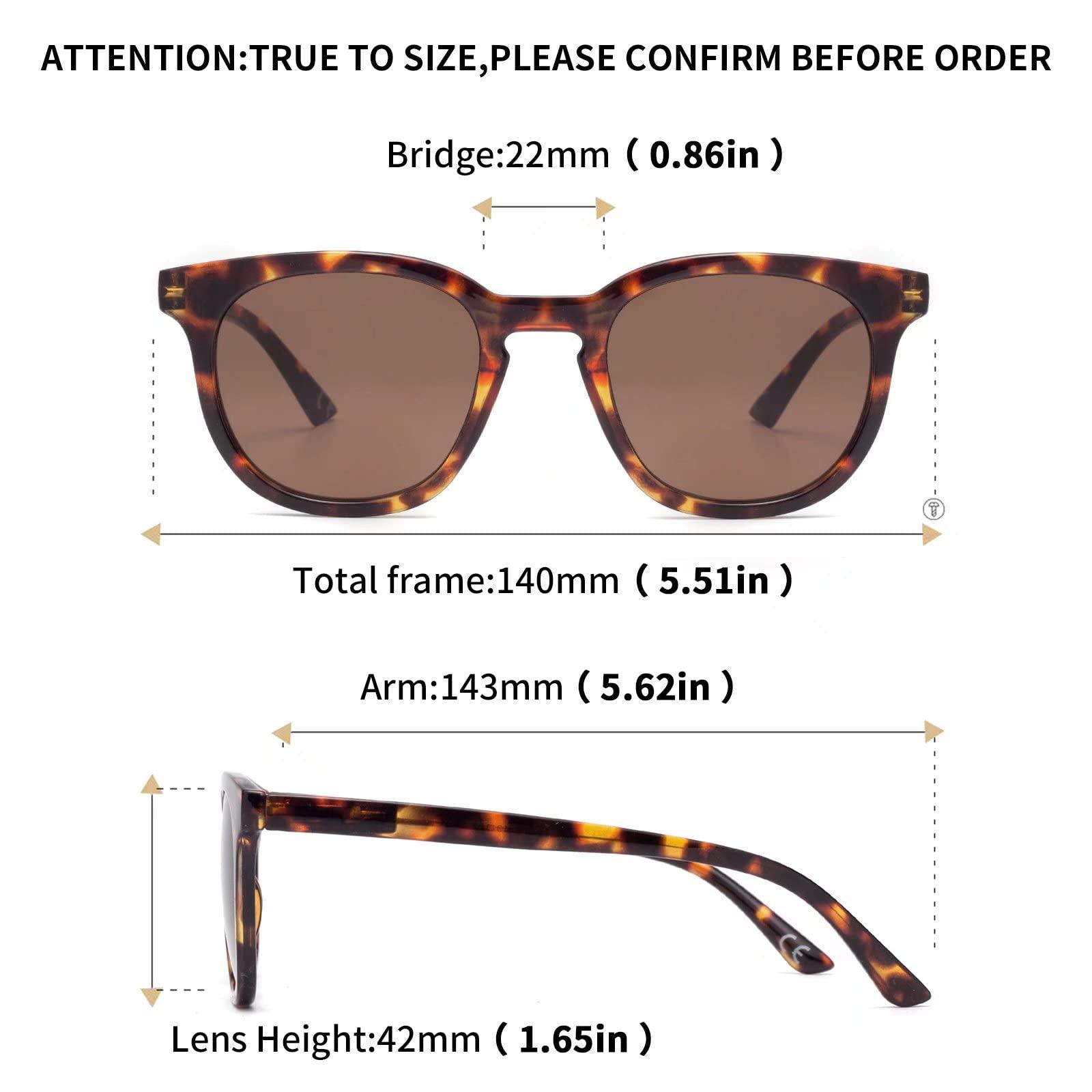 LianSan LianSan Womens Bifocal Reading Sunglasses Retro UV Protection Sun Readers With Spring Hinge Ladies Outdoors Readers,12031 S-TTPK 1.75