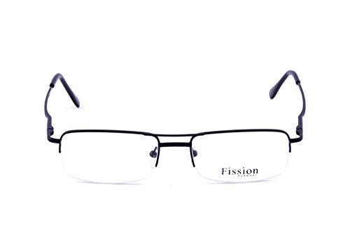 Fission New Fission 004 Eyeglasses|Clear Lens|Metal Frame|Size:53-18-140|Prescription Rx Eyewear