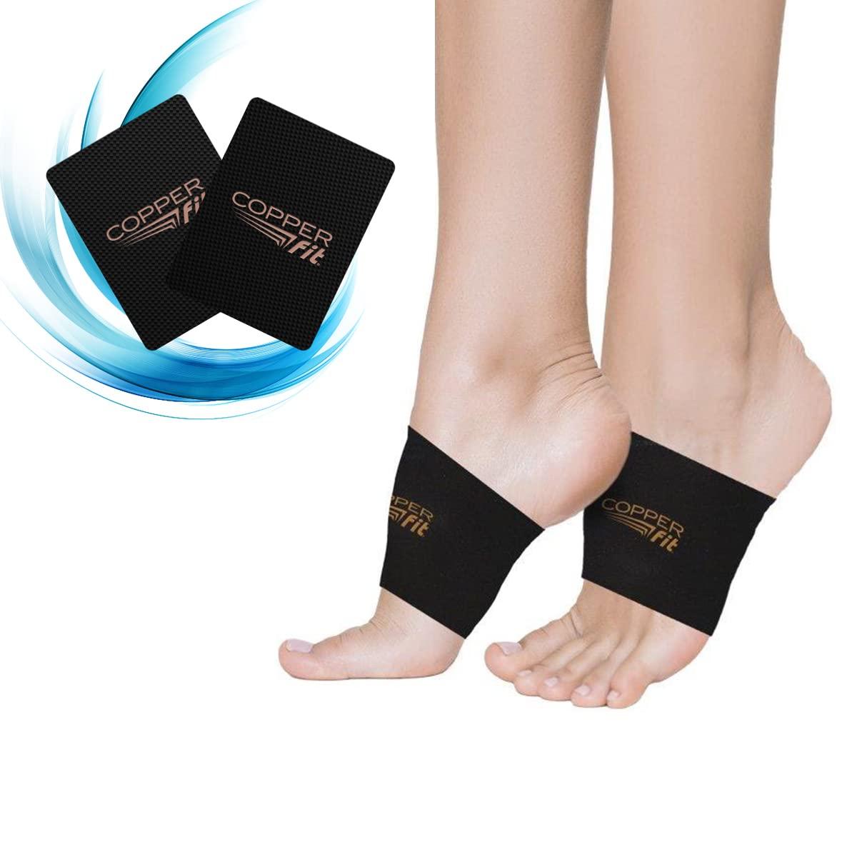 Copper Fit Copper Fit Health Unisex Arch Relief Compression Bands for Plantar Fasciitis,Swelling