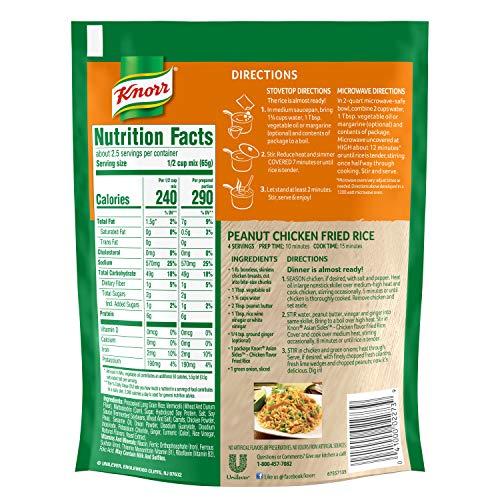 Knorr Knorr Asian Sides For a Tasty Rice Side Dish Chicken Fried Rice No Artificial Flavors 5.7 oz 4 Count